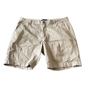 Psycho Bunny Khaki Flat Front Shorts Size 36